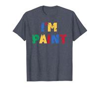 I Love to Finger Paint I'm Paint Funny Inappropriate Couple T-Shirt, Men, Heather Blue, XX-Large