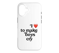 I Love to Make Boys Cry Case for iPhone 16