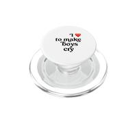 I Love to Make Boys Cry PopSockets PopGrip for MagSafe
