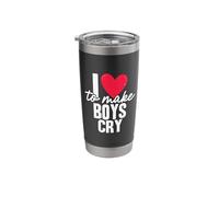 I Love to Make Boys Cry Stainless Steel Insulated Tumbler