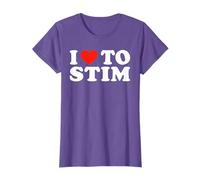 I Love To STIM Bruh Funny Humorous Stimming ADHD Statement T-Shirt
