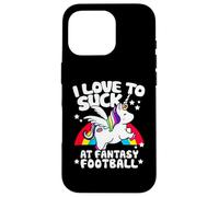 I love to suck at fantasy football, fantasy football unicorn Case for iPhone 16 Pro