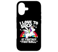 I love to suck at fantasy football, fantasy football unicorn Case for iPhone 17