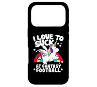 I love to suck at fantasy football, fantasy football unicorn Case for iPhone 17 Pro