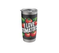 I Love Tomatoes Fresh Vegan Statement Stainless Steel Insulated Tumbler
