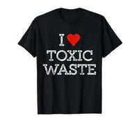 I Love Toxic Waste Shirt Classic 80's Movie Tee Red Heart T-Shirt