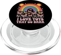 I Love Toys That Go Brrr Funny Inappropriate Embarrassing PopSockets PopGrip for MagSafe