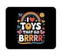 I Love Toys That Go BRRR Funny Mouse Pad Adult Humor Funny Mousepad Joke Gift for Me Work from Home Office Decor Sarcastic Women Gift Inappropriate Present Gaming Office Laptop PC