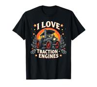 I Love Traction Engines Steam Rally T-Shirt