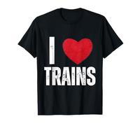 I Love Trains Gifts for Men and kids Funny I Heart Trains T-Shirt