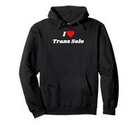 I love Trans Solo Pullover Hoodie