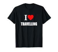 I Love Travelling on Buses, Planes, Trains Ships Trams Cars T-Shirt