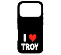 I Love Troy - Heart Case for iPhone 17 Pro