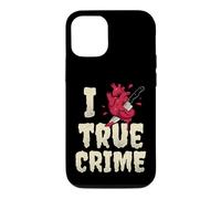 I Love True Crime Podcast Fan Distressed Heart Case for iPhone 12/12 Pro