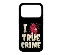 I Love True Crime Podcast Fan Distressed Heart Case for iPhone 17 Pro
