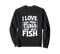 I Love Tuna Fish Enthusiast Design Sweatshirt