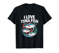 I Love Tuna Fish Oceanic Marine Fun Value Graphic T-Shirt