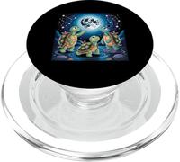 I Love Turtles Sea Costume Three Turtles Howling At Moon PopSockets PopGrip for MagSafe