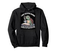 I Love Turtles Sea I Have Selective Hearing Coffee And Book Pullover Hoodie