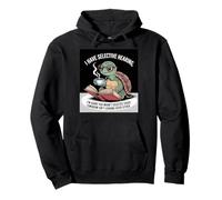 I Love Turtles Sea I Have Selective Hearing Coffee And Book Pullover Hoodie