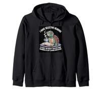 I Love Turtles Sea I Have Selective Hearing Coffee And Book Zip Hoodie