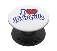 I Love Twin Falls Idaho PopSockets Adhesive PopGrip