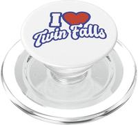 I Love Twin Falls Idaho PopSockets PopGrip for MagSafe
