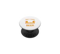 I Love Two Things Engineer And Beer Funny Tech Design PopSockets Adhesive PopGrip
