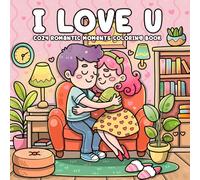 I Love U, Cozy Sweet Moments Coloring Book: Heartwarming Loves Illustrations, Romantic, Family & Pet, For Adults, Teens, Kids