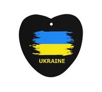 I Love Ukraine Automotive Air Fresheners Mirror Aromatherapy Tablets Ornament Car Fragrance Scented Cards Love form