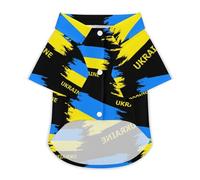 I Love Ukraine Dog Shirts Summer Pet Clothes Comfort T-Shirts Short Sleeveless Top for Cats Dogs L