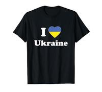 I Love Ukraine I Heart Ukraine Ukrainian Value Graphic T-Shirt, Men, Black, L