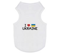 'I Love Ukraine' Pet Dog/Cat T-Shirt (PT00093865)