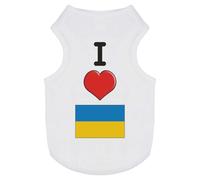 'I Love Ukraine' Pet Dog/Cat T-Shirt (PT00093996)