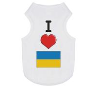 'I Love Ukraine' Pet Dog/Cat T-Shirt (PT00093997)