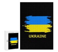 I Love Ukraine Wooden Jigsaw Puzzles for Adults Funny Intelligent Games Home Decor Artwork for Home Office