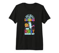 I Love Unicorns and Hobby Horsing Premium T-Shirt