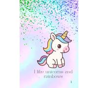 I Love Unicorns And Rainbows Notebook: Cute I Love Unicorns And Rainbows Notebook Plain Pages