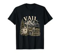 I Love Vail Colorado Mountain Ski Resort Value Graphic T-Shirt