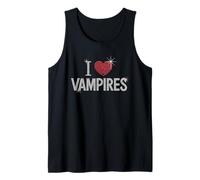 I Love Vampires Cute Halloween Tank Top
