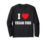 I Love Vegan Food Long Sleeve T-Shirt
