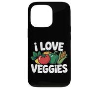 I Love Veggies Tomato Corn Peppers Case for iPhone 13 Pro