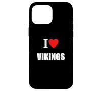 I Love Vikings For Medieval History Fans Students, Teachers Case for iPhone 16 Pro Max