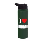 I Love Vindaloo Curry Stainless Steel Insulated Water Bottle
