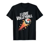 I Love Volleyball Passionate Game Spirit T-Shirt