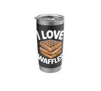 I Love Waffles Breakfast Stack Stainless Steel Insulated Tumbler