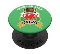 I LOVE WALES CYMRU AM BYTH PopSockets Adhesive PopGrip