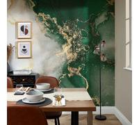 I Love Wallpaper Amalfi Mural In Emerald And Gold