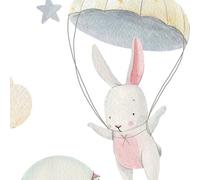 I Love Wallpaper Bunnies In The Sky Wallpaper In Soft Pastels