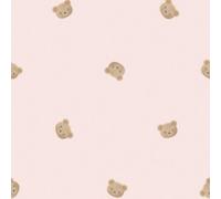 I Love Wallpaper Cozy Bear Wallpaper In Soft Pink